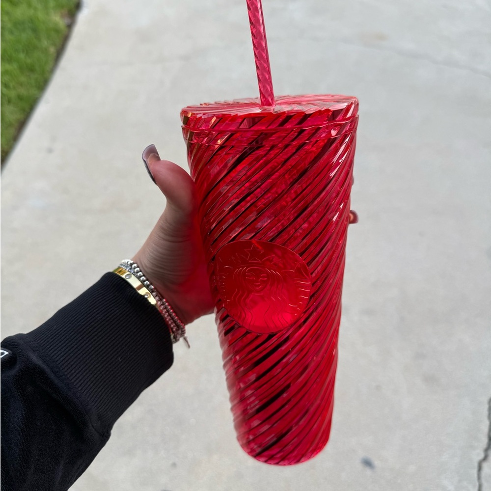 BRAND NEW Starbucks Red Tumbler with Straw